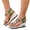 Green, variant on Womens Sparkly Rhinestones Wedge Sandals Elastic Back Strap Open Toe Platform Sandal Lightweight Party Dress Shoes