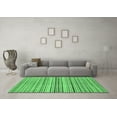 thumbnail image 3 of Ahgly Company Indoor Rectangle Abstract Emerald Green Modern Area Rugs, 5' x 8', 3 of 4