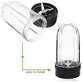 thumbnail image 3 of Jinsinto 3 pcs Replacement Blade for 250W Magic Bullet Blender Juicer, Magic Bullet Blade Spare Parts, Magic Bullet Mixer Accessories, 3 of 5