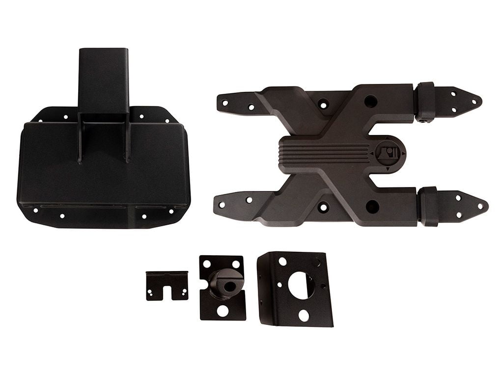 Rugged Ridge by RealTruck Spartacus Tire Carrier Hinge Casting | Heavy Duty, Aluminum | 11546.61 | Compatible with 1997-2006 Jeep Wrangler TJ