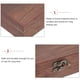 thumbnail image 4 of Caja de almacenamiento de madera, sencilla, con cerradura (marrón), 4 of 7