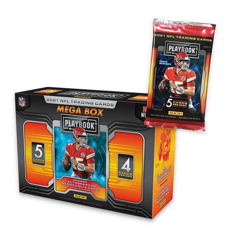 2021 Panini Playbook Retail NFL Mosaic Sports Trading Cards Mega
