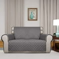 thumbnail image 1 of Quilted Sofa Cover, Reversible Loveseat Covers, Thickened Fabric Furniture Protector with Non Slip Design, Easy Care & Machine Washable, Long Over Back & Water Resistant for Home, 1 of 5