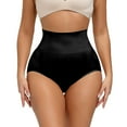 thumbnail image 2 of Bigersell Postpartum Underwear Clearance Seamless Panties Bikini Panty Style P-1050 Polyester Cheeky Panties Plus Size Thongs Ladies Briefs High Waist Women's Panties Black One Size, 2 of 4