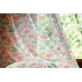 thumbnail image 2 of Hearts Tulle Curtains with Rod Pocket, Colorful Shapes on Pale Green Backdrop Flowers Dots Cheerful Love Valentine's Day, Sheer Drape for Wedding Party 2 Panels, 7 Sizes, Multicolor, by Ambesonne, 2 of 3