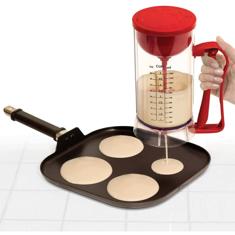 Handy Gourmet Jb6740 Cordless Electric Pancake Machine, Red Walmart