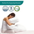 thumbnail image 6 of Sleep Innovations Embrace Memory Foam Body Pillow with Hypoallergenic Cover, White 1'8" x 4'6", 6 of 6