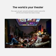 Samsung SP-LFF3CLAXXZA The Freestyle Projector 2nd Gen with Gaming Hub Bundle Included The Freestyle Projector Carrying Case + 6 Feet Micro-HDMI to HDMI A/V Cable + 2 Year CPS Enhanced Protection Pac