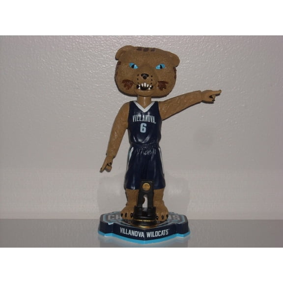 will d. cat mascot villanova wildcats villanova university nation bobblehead