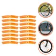 thumbnail image 1 of unbranded 16Ud Reflectantes Para Bicicletas En Amarillo Para Y Estilo, 1 of 5