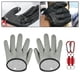 thumbnail image 5 of Guantes de pesca de secado rápido impermeables para pescar pescado antideslizante resistente a cortes de pescador Gancho Aluminio Gris Sharpla Guantes de pesca, 5 of 8
