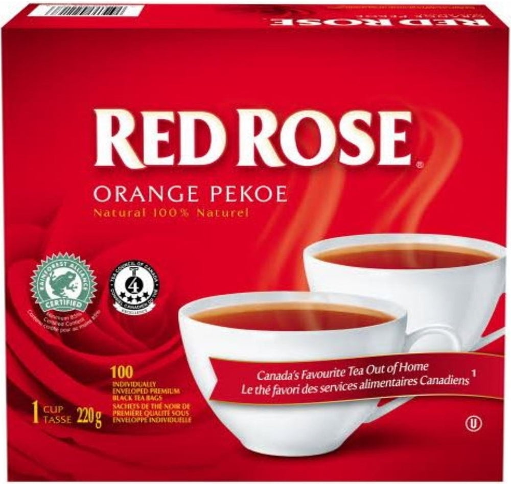 Aazon.co : Red Rose Orange Pekoe Tea Bags 72ct, (Iported Fro Canada