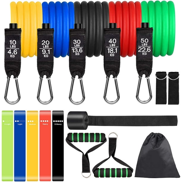 GoZone All-in-One Resistance Band Set – Multi-Colour 