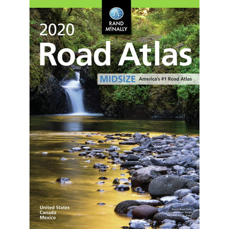 Rand mcnally 2020 road atlas midsize united states, canada, mexico: