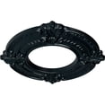thumbnail image 3 of Ekena Millwork 9"OD x 4 1/8"ID x 5/8"P Benson Ceiling Medallion (Fits Canopies up to 4 1/8"), Hand-Painted Night Shade, 3 of 7