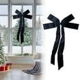 thumbnail image 2 of Christmas Large Velvet Holiday Bow, C Christmas Tree Topper Bow, Cloth Large Velvet Holiday Bow for Christmas Tree Topper, Wreath Wall Door And Festive Home Decor, 2 of 5