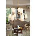 thumbnail image 2 of 3140409-848-Generation Lighting-Driscoll-Nine Light Chandelier-Satin Brass Finish-Incandescent Lamping Type   -Traditional Installation, 2 of 3