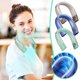 thumbnail image 1 of Fiudx Ofertas Y Liquidación Ventilador De Cuello Portátil, Ventilador Personal Portátil De 3000 Mah, Ventilador Colgante De Enfriamiento Con Ajuste De 360 ° Ventilador De Cuello Portátil De Enfriamie, 1 of 4