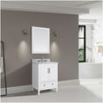 thumbnail image 3 of Avanity EVERETTE-V24-WT Everette 24" Single Free Standing Vanity Cabinet Only - White, 3 of 5