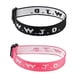 thumbnail image 2 of Pulsera con estampado de letras en jacquard y correa para la muñeca, pulsera unisex WWJD, pulsera ajustable, 2 of 6