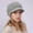 Gray, variant on Retro Autumn Winter Spring Knit Beret Cap Women Plain Solid Octagonal Newsboy Vintage Painter Artist Female Beret Gorros