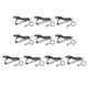 thumbnail image 1 of 10Pcs Soporte Ent Conferencias Clips de Micrófono Negro 8.5mm Sunnimix Clip de solapa para micrófono, 1 of 8