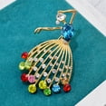 thumbnail image 4 of MasteelfCA Rhinestone Brooch Pin Women Fashion Dancing Girl Pin Delicate Brooch Lapel Pin, 4 of 7