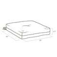 thumbnail image 3 of ARDEN Plush Modern Tufted Polyfill Seat Cushion 2-Pack, 20 x 20, Arden x Alexandra Kay Collection, Water repellent, Fade Resistant, Backroad Blossom Blue, 3 of 7