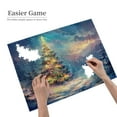 thumbnail image 4 of 500 PCS Starry Night Christmas Tree jigsaw puzzles 500 pieces Tree,Challenging Brain Exercise,Charm Holiday gifts,High difficulty puzzle,Gift for Tree Lovers,Stunningly Vibrant Colors,Funny Puzzle, 4 of 6