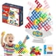 thumbnail image 1 of 64pcs Tetra Tower Balance Stacking Blocks Game, Board Games For 2 Players + Family Games n, 1 of 5