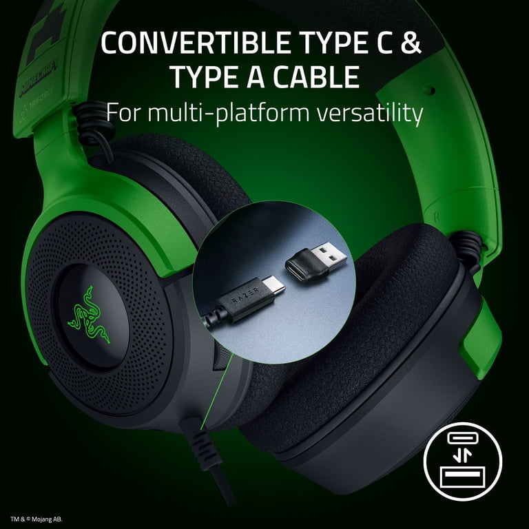 Razer Kraken V4 X - Minecraft Edition - Walmart.com