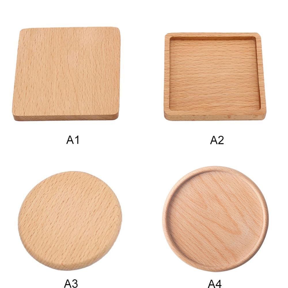 Clearance!Wooden Coasters for Drinks - Natural Pine Wood Drink Coaster for  Drinking Glasses, Tabletop Protection for Any Table Type,Coffee Coaster,  Beer Coaster 3.4inch 