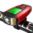 thumbnail image 1 of faro delantero superbrillante y luz LED trasera para bicicleta para montar de noche, 5 modos de luz, con velocímetro, contador de calorías para hombres y mujeres, ciclismo de montaña XianweiShao 9024715994523, 1 of 5
