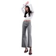 thumbnail image 4 of Pantalón Dama TA wide leg básico gris 9, 4 of 5