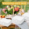 thumbnail image 2 of 12Pack Gift Boxes, 10x10x4 Inches Bridesmaid Proposal Box, White Boxes for Gifts, Paper Gift Box with Ribbon, 2 of 7