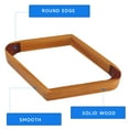thumbnail image 5 of GSE Games & Sports Expert 2-Tone Solid Wood Billiard Ball Rack. 9-Ball Diamond Billiard Pool Ball Racks for 2-1/4" Pool Balls - Oak, 5 of 8