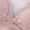 thumbnail image 4 of Women Seamless Deep V Lace Bras Wireless Thin Underwear Stretch Lingerie Soft Comfortable Bras, 4 of 8
