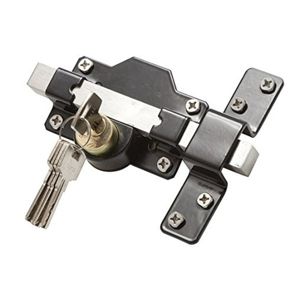 GateMate 149 0186 50mm Long Throw Gate/ Door Lock for Garden Gate