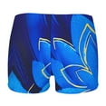 thumbnail image 6 of Baqcunre Swim Bottoms for Women Shorts, Womens Swimwear Ethnic Printed Bikini Bottom Swim Shorts 1Pc Swimming Shorts Blue L, 6 of 7