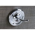 thumbnail image 2 of Kingston Brass BA917C Laurel Robe Hook, Polished Chrome, 2 of 2