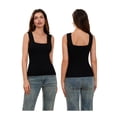 thumbnail image 2 of Raccmtaty Women Cami Tops Camisoles Solid Color Sleeveless Backless Knit Tank Tops Summer Vests Tops Streetwear, 2 of 8
