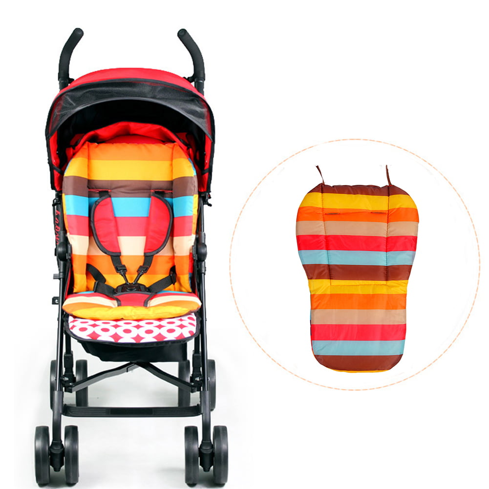 Baby Kids Washable Stroller Pram Pushchair Car Seat Liner Pad Mat Soft Cushion 