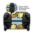 thumbnail image 4 of Cute Anime Cartoon Garfield Travel Suitcase Protective Cover Trunk Case Washable Elastic Luggage Cover Fits Medium Suitcase Protector Baggage With Concealed Zipper Gifts, 4 of 5