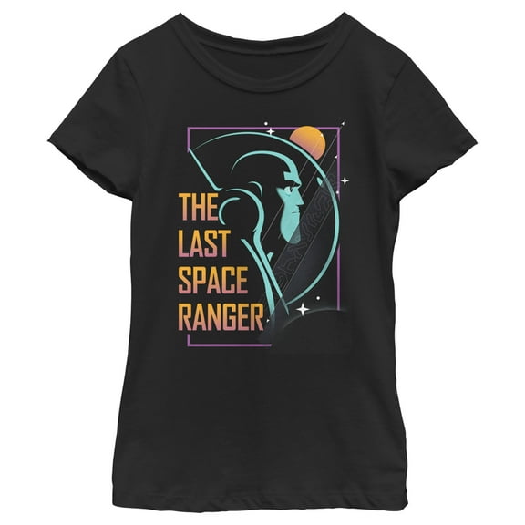 Girl's Lightyear The Last Space Ranger Graphic Tee Black Medium