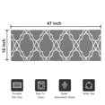 thumbnail image 5 of Gray Geometric Quatrefoil Pattern Door Rugs,Washable Non Slip Door Mats Indoor,Decorative Door Mats,Entry Mat Indoor for Entrance,Bedroom,Kitchen,Bathroom,16"x47", 5 of 6