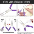 thumbnail image 4 of Juego de 4 Alicates para Joyas, Alicates Joyería, Kit Fabricación de Joyas, Herramientas para Manualidades, Pinzas Bisuteria y Joyeria Herramientas, 4 of 4