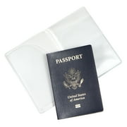 Clear Passport Cover Plastic Passport Protector Vinyl ID Card Protector Case Holder Travel Pack of 6