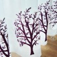 thumbnail image 3 of Rideau de Fenêtre Mode Broderie Plante Voile Rideau Transparent pour Chambre, 3 of 10