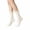 White1, variant on XFeng Women Crew Socks Ruffled Lace Textured Knit Soft Lightweight Novelty Mid Calf Socks for Party Dating Daily Wear,Beige,One Size