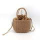 thumbnail image 5 of Bolsos de paja para mujer, bolso tejido, bolso de hombro de ratán para playa de verano, bolso de mano, equipo, 5 of 7